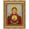 Схема для вышивания бисером ТМ ВЕЛИССА "Знамение Пресвятой Богородицы", 